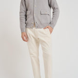 Giacca uomo in maglia grigio chiaro AALKTJT1 AA65015915BC LARDINI 