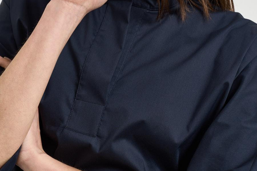 Camicia donna manica a tre quarti blu L6SK15 N08 LIVIANA CONTI 