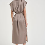 Abito donna chemisier tortora 31325 0340TAUPE FILIPPA K 