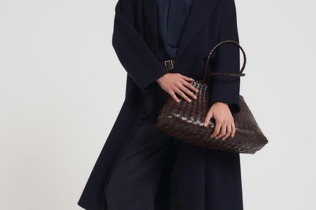 Cappotto donna midi Cles blu notte CLES 006 MAX MARA STUDIO 