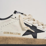 Sneakers uomo Ball Star con talloncino nero GMF00117 F00377110283 GOLDEN GOOSE 