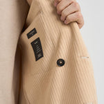 Giacca uomo doppiopetto in velluto panna CN4963 G1058 CIRCOLO 1901 