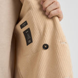 Giacca uomo doppiopetto in velluto panna CN4963 G1058 CIRCOLO 1901 