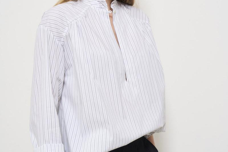 Camicia donna Fabrizia a righe Y5SK36 74RIG SEMICOUTURE 
