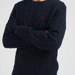 Maglia uomo girocollo blu 710775885 001 RALPH LAUREN 