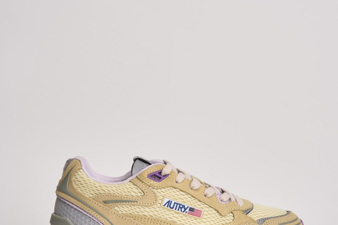 Sneakers donna Hyperway Low gialla HYLW HU01 AUTRY 