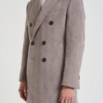 Cappotto uomo doppiopetto grigio MAINE MCPS126MORO ACCADEMIE TESSILI 