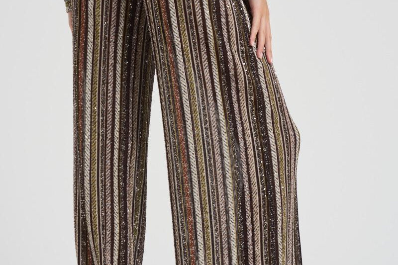 Pantaloni  in maglia crochet donna I09 BK01C3SM9T5 MISSONI 