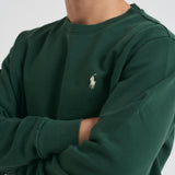 Felpa girocollo uomo verde 710916689 033 RALPH LAUREN 