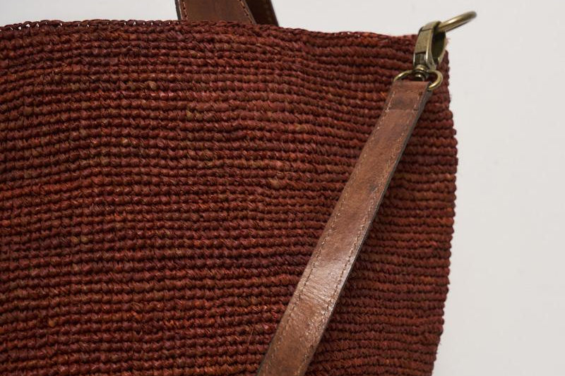 IBELIV Borsa donna Mirozy a mano in rafia MIROZY WOOD IBELIV 