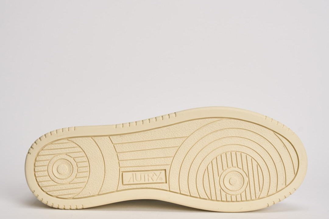 Sneakers donna Medalist Low bianca e cavallino leopardato AULW OC01 AUTRY 