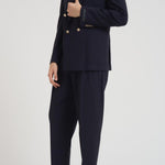 Abito uomo doppiopetto blu notte BOLGHERIPO 40011211 BRIGLIA 