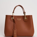 Borsa a mano donna in pelle marrone EW000361 AF12036M6030 EMPORIO ARMANI 