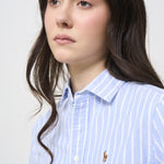 Camicia donna slim celeste 211891377 004 RALPH LAUREN 