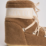 Stivale donna Icon Low in Teddy cammello 1409700 M047CAMEL MOON BOOT 