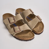 Sandalo arizona donna in suede 951303 TAUPE BIRKENSTOCK 