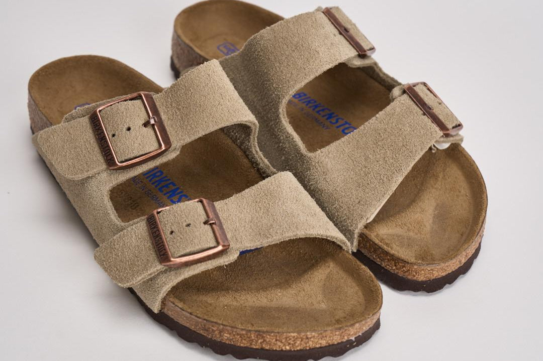 Sandalo arizona donna in suede 951303 TAUPE BIRKENSTOCK 