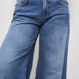 Jeans donna Marlen in denim scuro DP775 DF0290800 DONDUP 