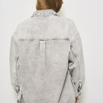 Camicia donna Alysson in denim grigio ALYSSON MIXEDGREY IRO 