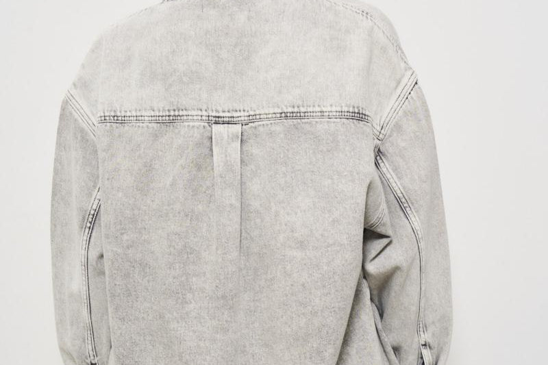 Camicia donna Alysson in denim grigio ALYSSON MIXEDGREY IRO 