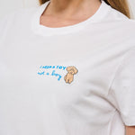 T-shirt donna girocollo bianca EMILIE 06044H MC2 SAINT BARTH 