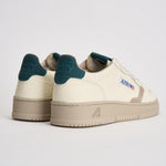 Sneakers uomo Medalist Low panna e verde AULM NE18 AUTRY 