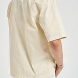 Camicia uomo manica corta panna 1100025 S0A10V0093 STONE ISLAND 