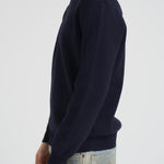 Maglia uomo girocollo blu notte GMP00841 P00066250486 GOLDEN GOOSE 