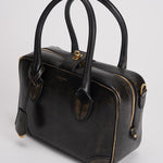 Borsa donna tote "Vita" in pelle vintage nera GWA00470 A00086790100 GOLDEN GOOSE 