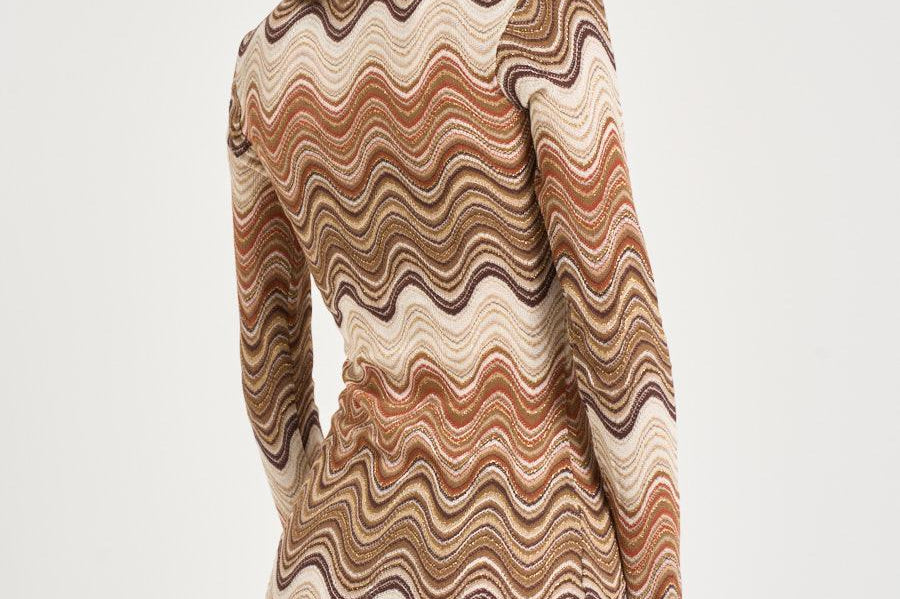 Abito midi donna multicolor marrone IMANY 01846L MC2 SAINT BARTH 