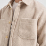 Camicia Lennon Bouclé avorio uomo 1000547 215 LES DEUX 