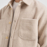 Camicia Lennon Bouclé avorio uomo 1000547 215 LES DEUX 