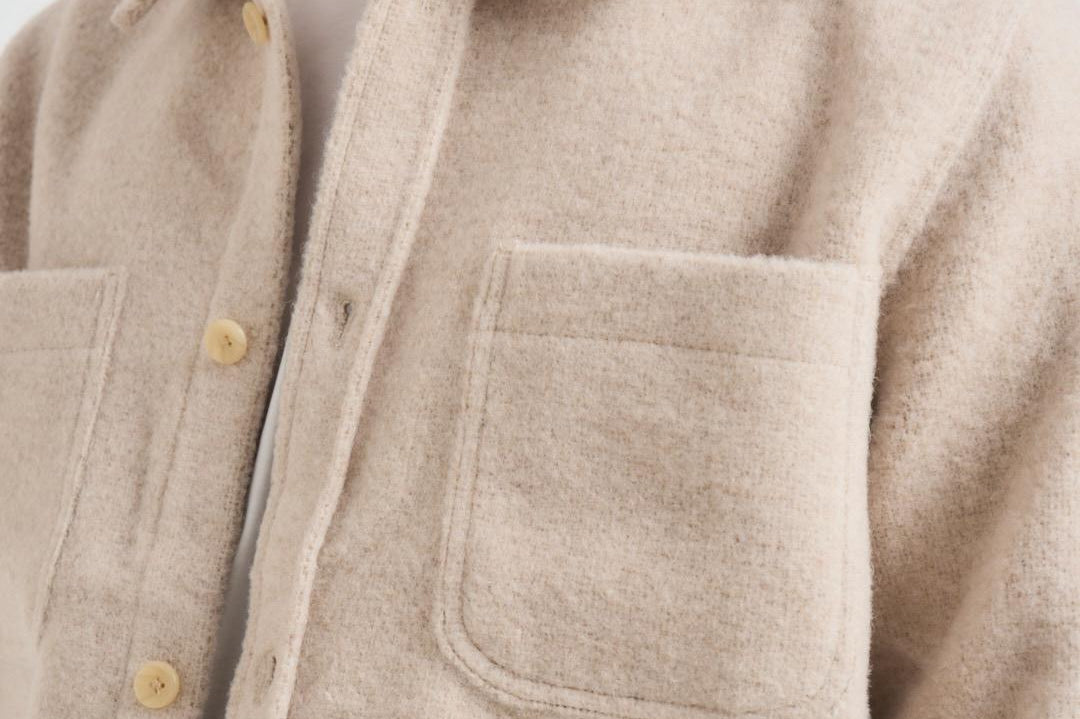 Camicia Lennon Bouclé avorio uomo 1000547 215 LES DEUX 