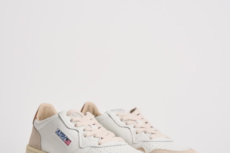 Sneakers donna Medalist panna, beige e cammello AULW LS02 AUTRY 