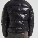 Piumino uomo in nylon lucido nero HUY015 0009 PYRENEX 