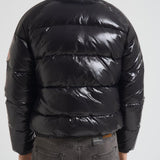 Piumino uomo in nylon lucido nero HUY015 0009 PYRENEX 