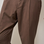 Pantalone uomo carrot fit marrone IRNO 257127 SANTANIELLO 