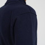 Cardigan uomo con zip blu notte RFCKN708A 110149A888 C.P. COMPANY 