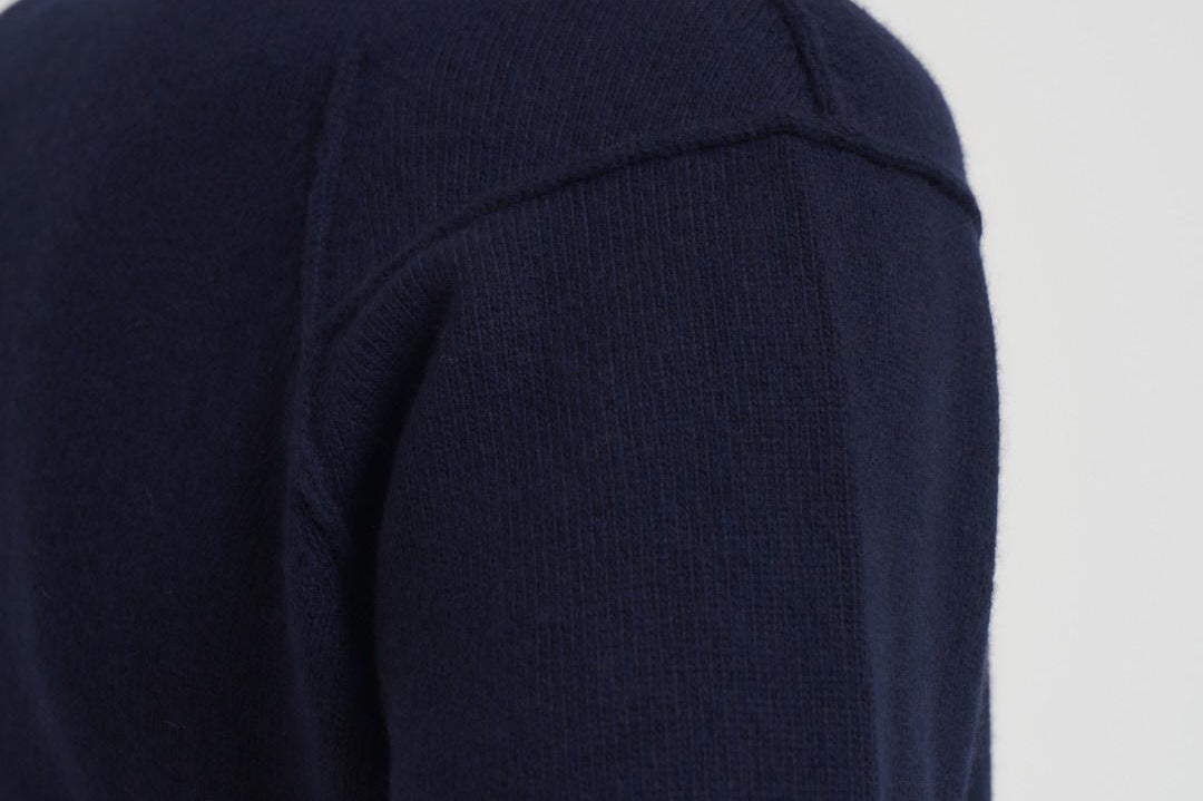 Cardigan uomo con zip blu notte RFCKN708A 110149A888 C.P. COMPANY 