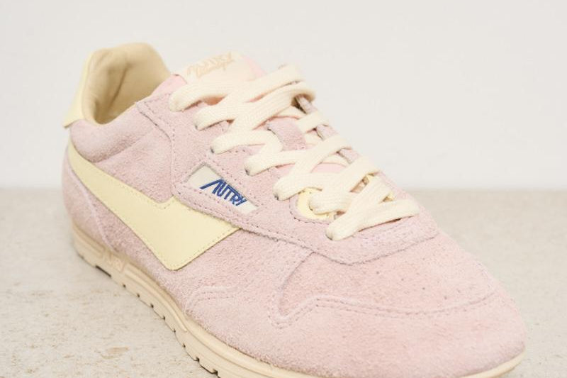 Sneakers donna Windspin in suede rosa SLWU B11 AUTRY 