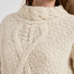 Maglia donna Romane con trecce panna PU0694FA C3L07I23EC ISABEL MARANT 