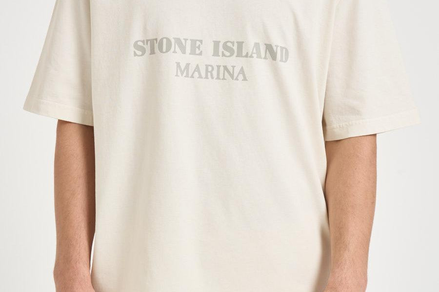 T-shirt uomo girocollo burro 2100017 S0X16V0093 STONE ISLAND 