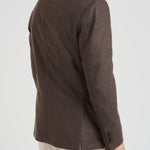 Giacca uomo doppiopetto marrone G751MF 271857F SANTANIELLO 