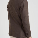 Giacca uomo doppiopetto marrone G751MF 271857F SANTANIELLO 