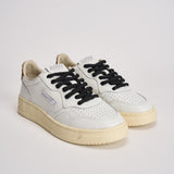 Sneakers donna Medalist Low bianca e cavallino leopardato AULW OC01 AUTRY 