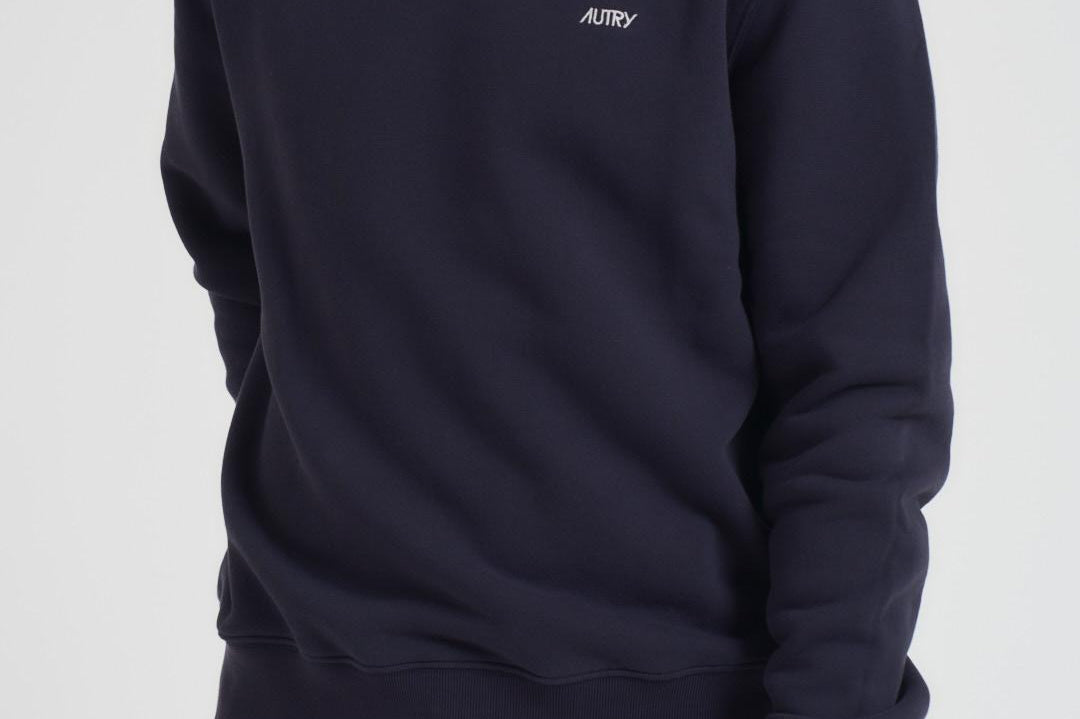 Felpa uomo girocollo blu SWPM A1JB AUTRY 
