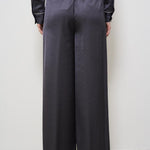 Pantaloni donna in raso blu P04052 6638061 PESERICO 
