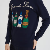 Maglia uomo girocollo Grand Slam blu HERON GDSLAM61EMB MC2 SAINT BARTH 