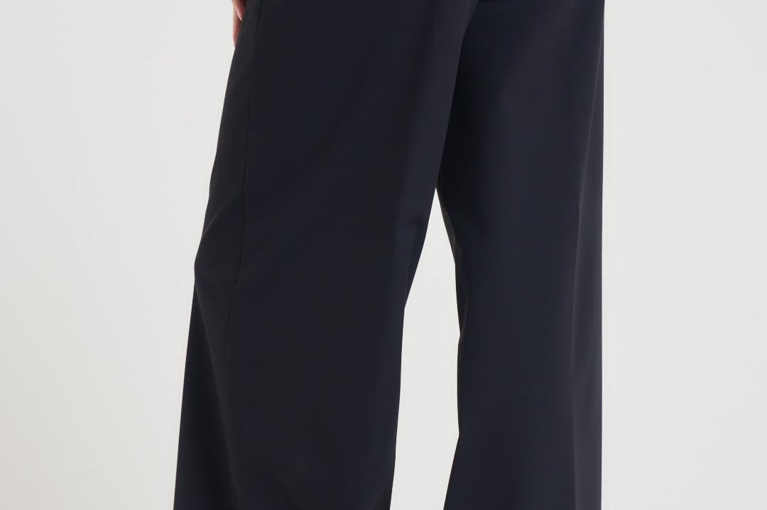 Pantalone donna a palazzo blu notte W25701 60 RRD 