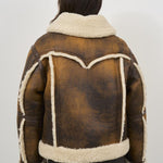 Giubbotto donna marrone vintage LESSIE 61957-907387130 STAND STUDIO 